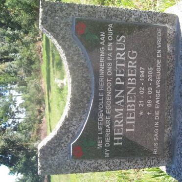 LIEBENBERG Herman Petrus 1947-2005