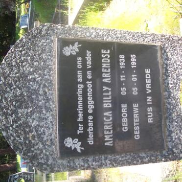 ARENDSE America Billy 1938-1995
