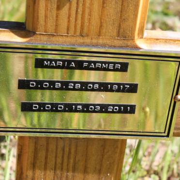 FARMER Maria 1917-2011