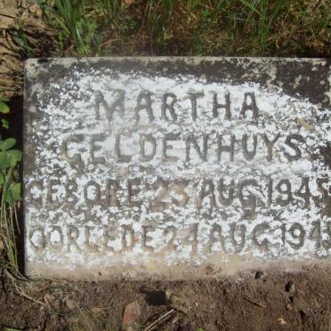GELDENHUYS Martha 1945-1945