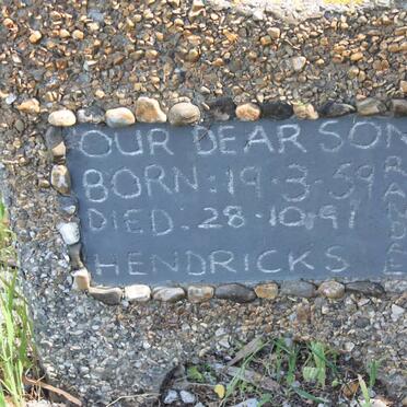 HENDRICKS Randall 1959-1991