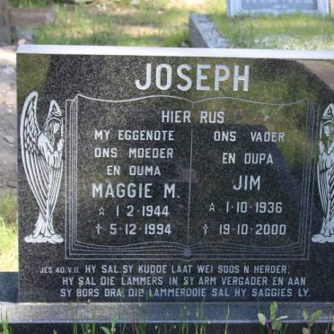 JOSEPH Jim 1936-2000 &amp; Maggie M. 1944-1994