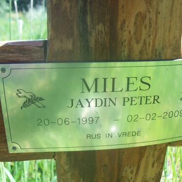 MILES Jaydin Peter 1997-2009