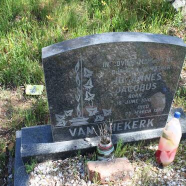 NIEKERK Johannes Jacobus, van 1910-1957