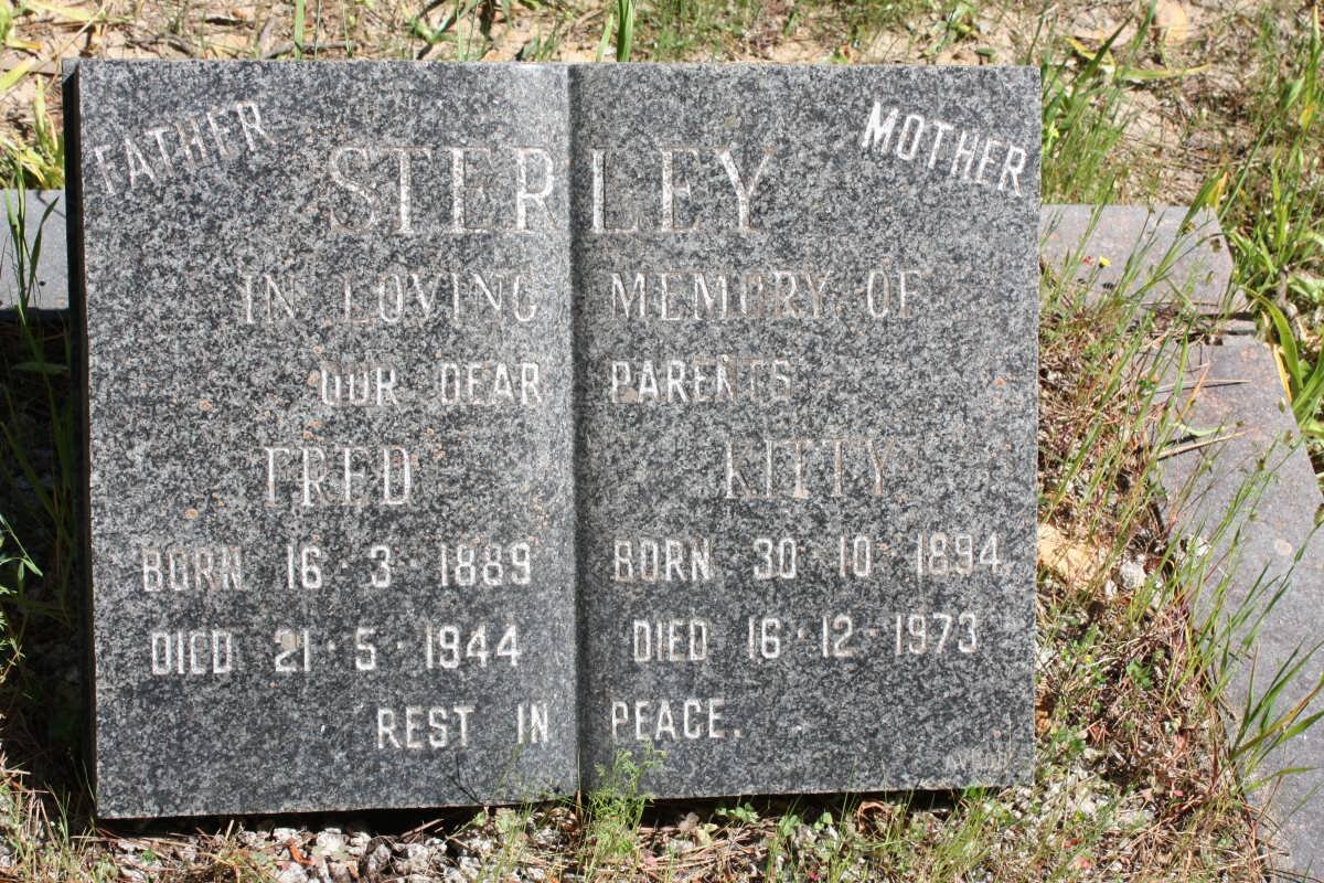 STERLEY Fred 1889-1944 &amp; Kitty 1894-1973