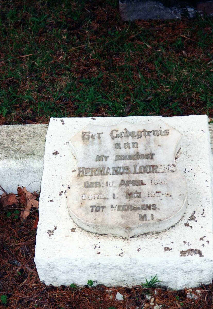 LOURENS Hermanus 1869-1934