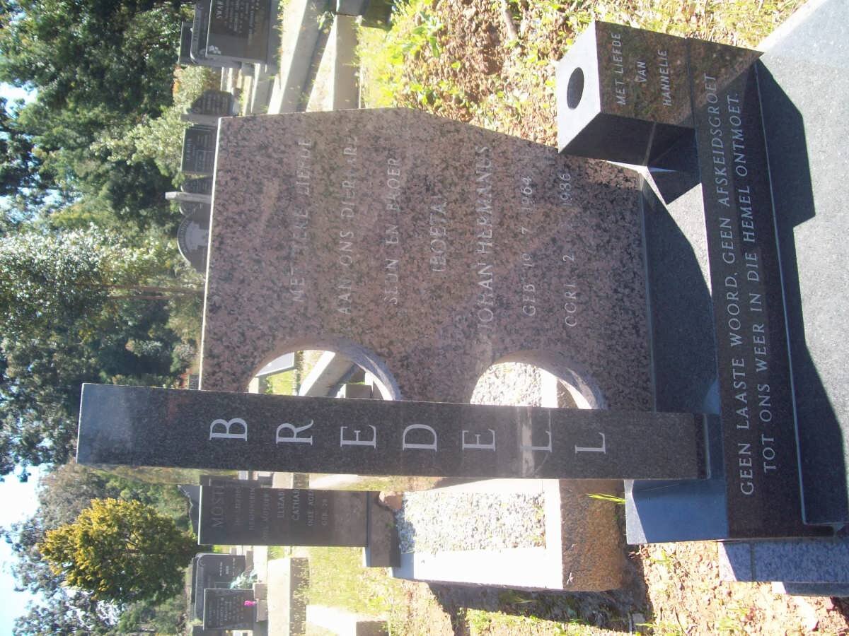 BREDELL Johan Hermanus 1964-1986
