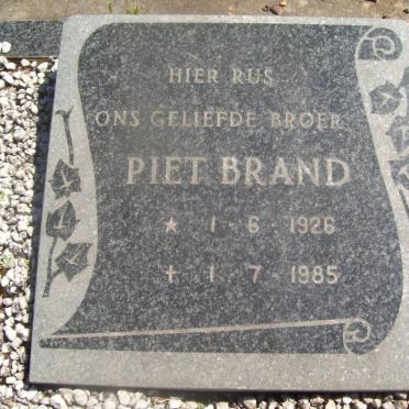 BRAND Piet 1926-1985