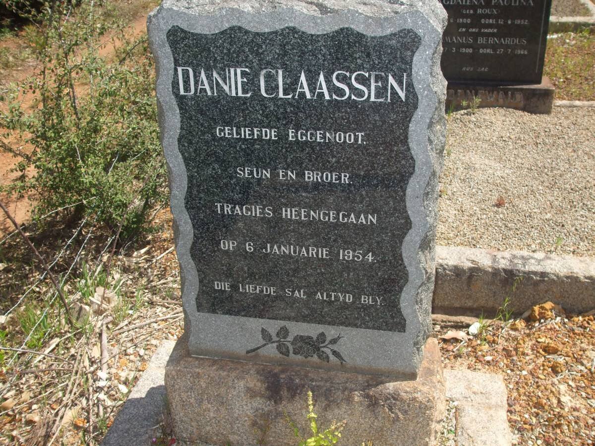 CLAASSEN Danie -1954