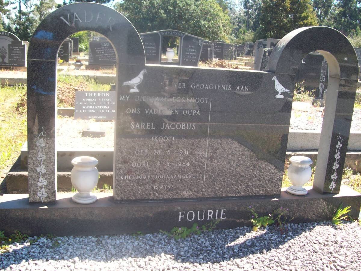 FOURIE Sarel Jacobus 1931-1984