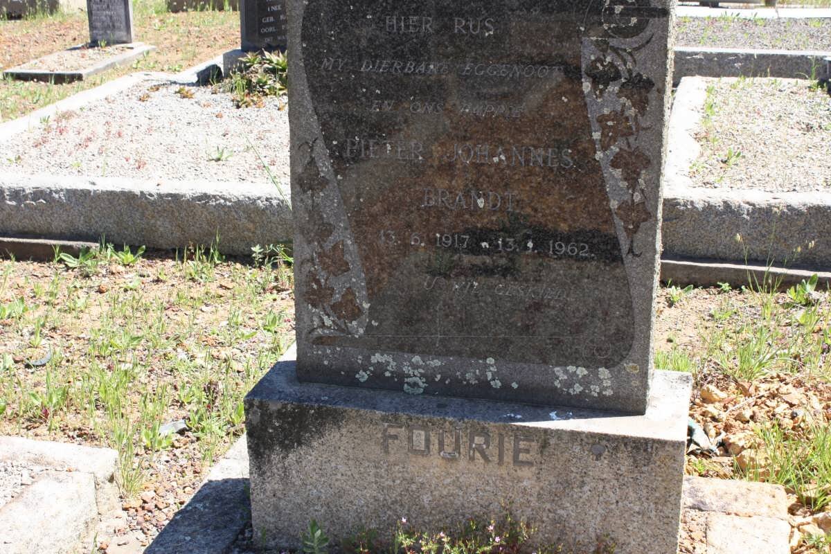 FOURIE Pieter Johannes Brandt 1917-1962