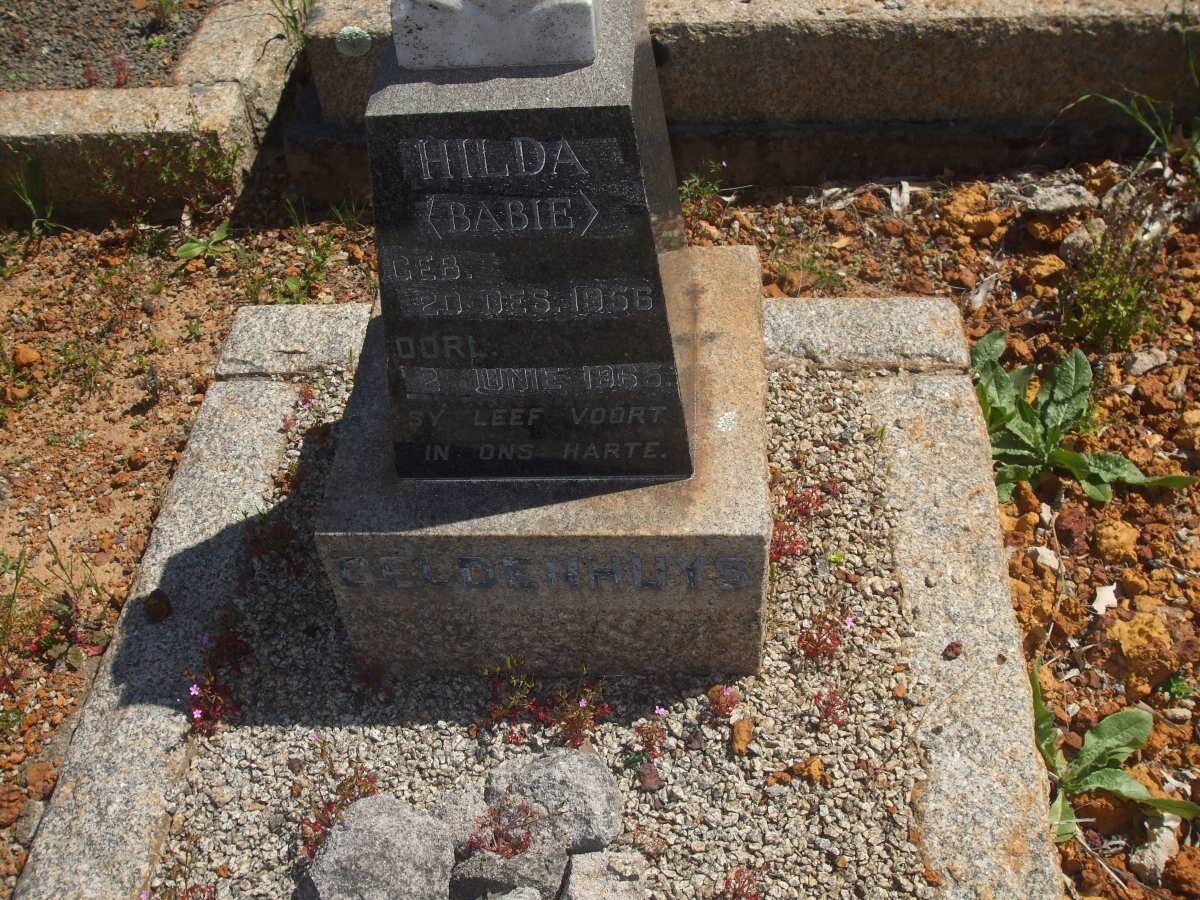 GELDENHUIS Hilda 1956-1965