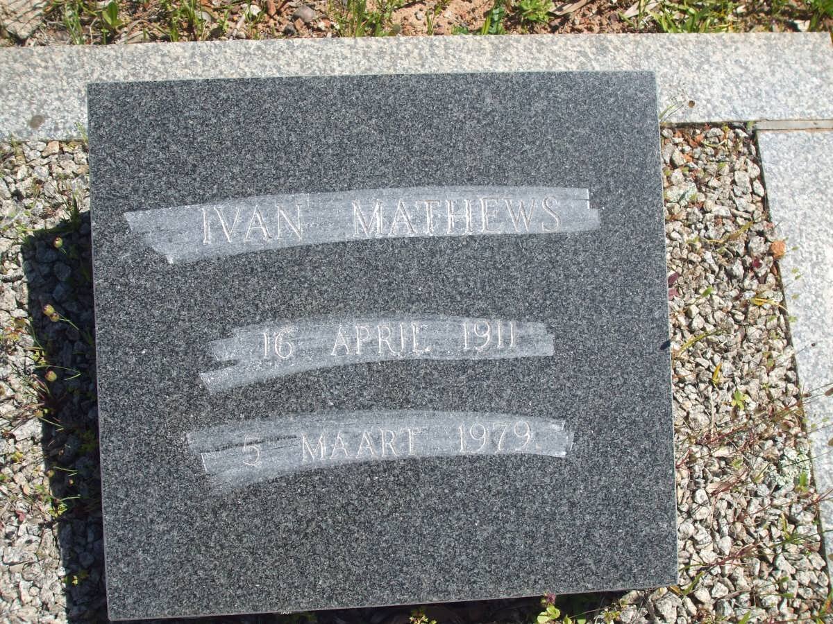 MATHEWS Ivan 1911-1979