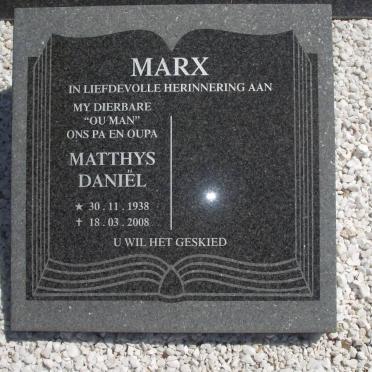 MARX Matthys Daniel 1928-2008