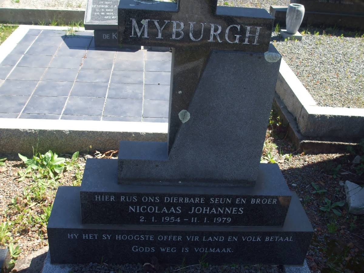 MYBURGH Nicolaas Johannes 1954-1979