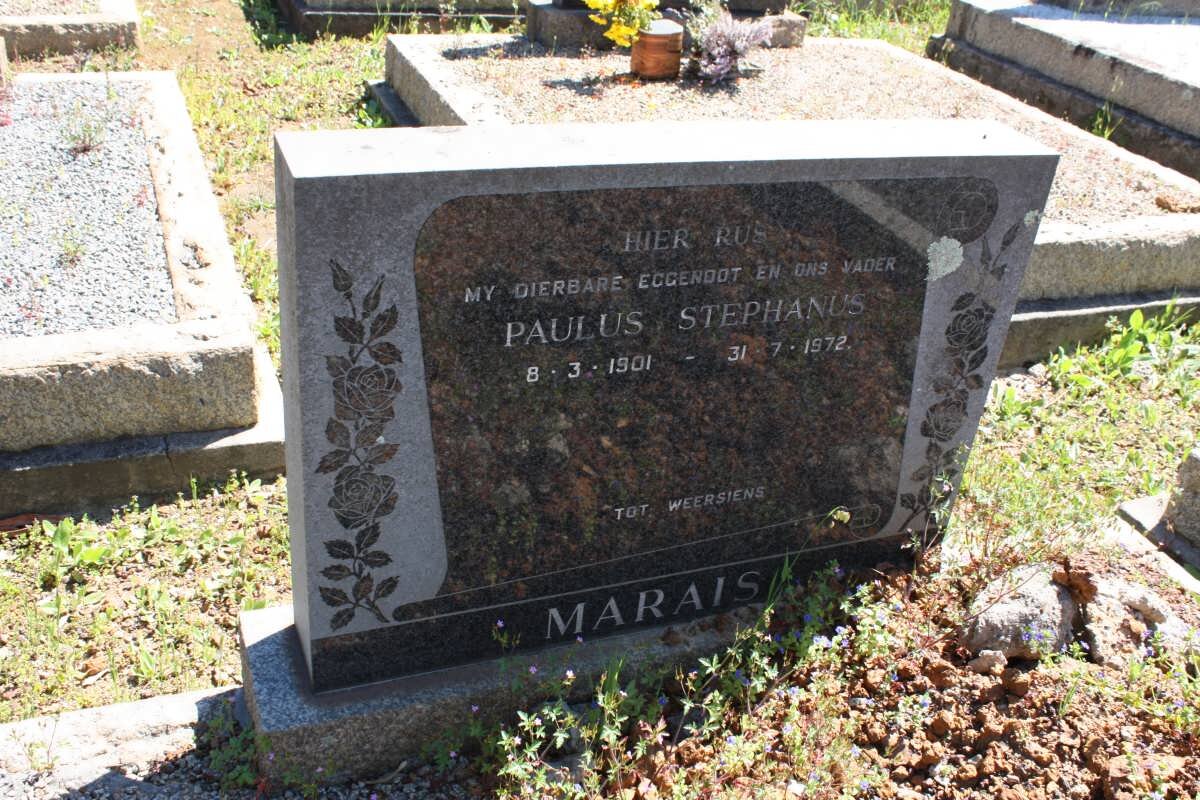 MARAIS Paulus Stephanus 1901-1972