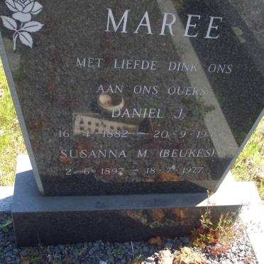 MAREE Daniel J. 1882-1940 :: BEUKES Susanna M. 1897-1977