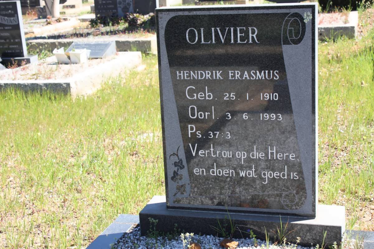 OLIVIER Hendrik Erasmus 1910-1993