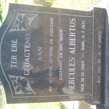 PREEZ Hercules Albertus, du 1905-1951