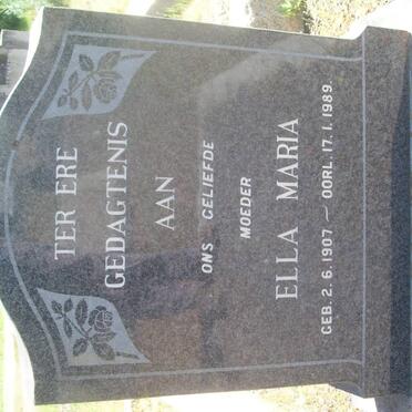 PREEZ Ella Maria, du 1907-1989