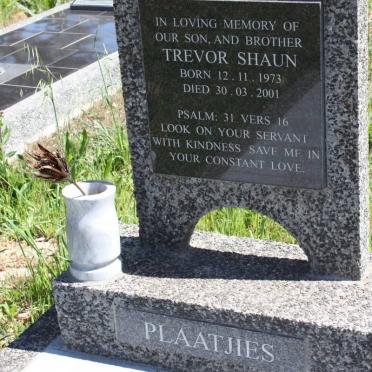 PLAATJIES Trevor Shaun 1973-2001