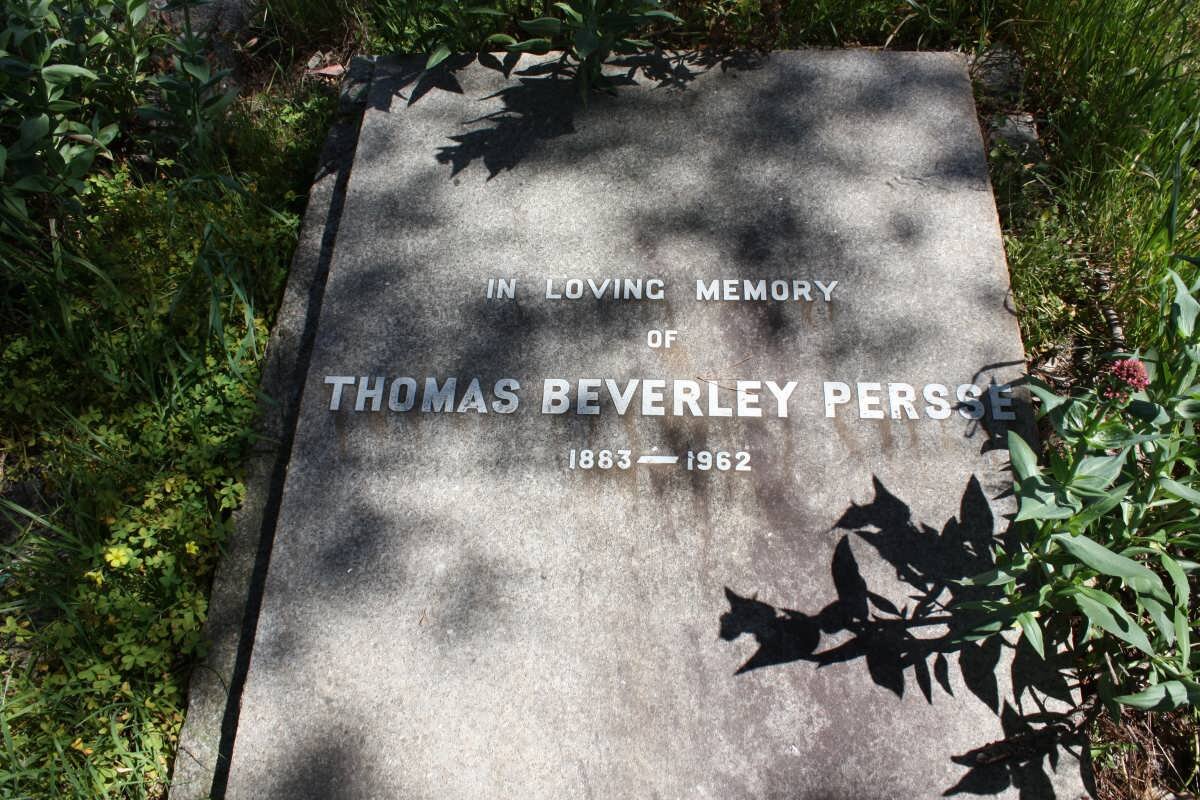 PERSSE Thomas Beverley 1883-1962