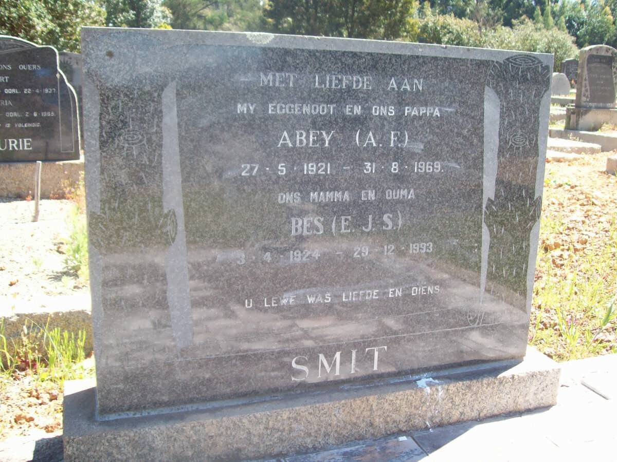 SMIT A.F. 1921-1969 &amp; E.J.S. 1924-1993