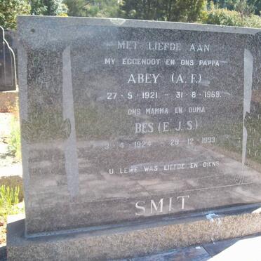 SMIT A.F. 1921-1969 &amp; E.J.S. 1924-1993