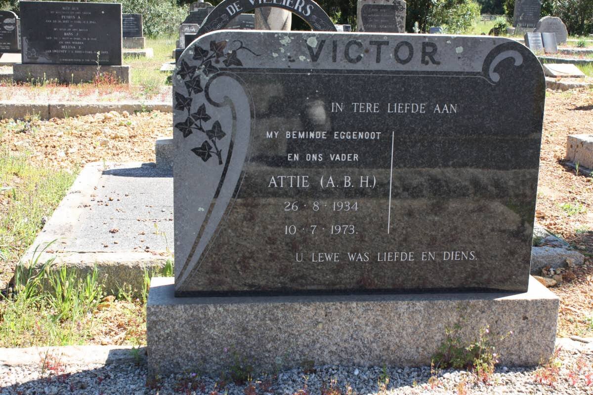 VICTOR A.B.H. 1934-1973