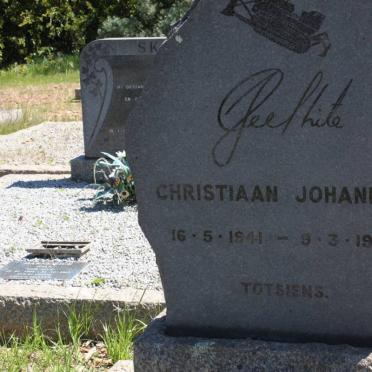 WHITE Christiaan Johannes 1941-1975