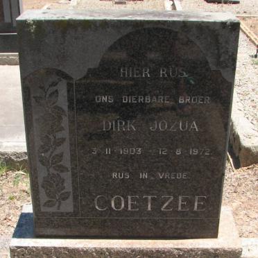 COETZEE Dirk Jozua 1903-1972
