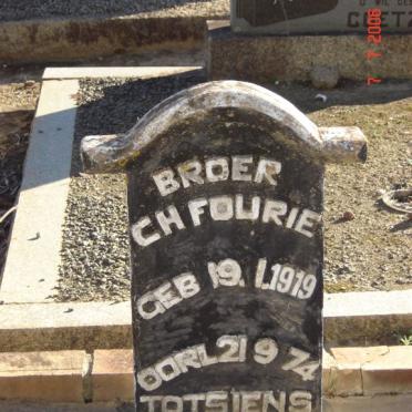 FOURIE C.H. 1919-1974