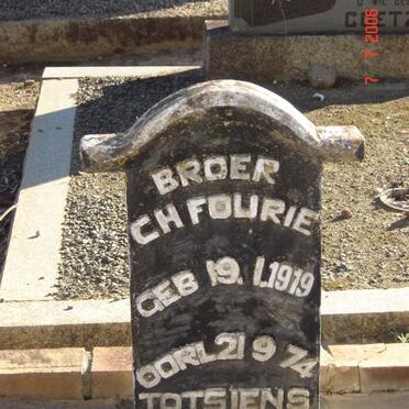 FOURIE C.H. 1919-1974