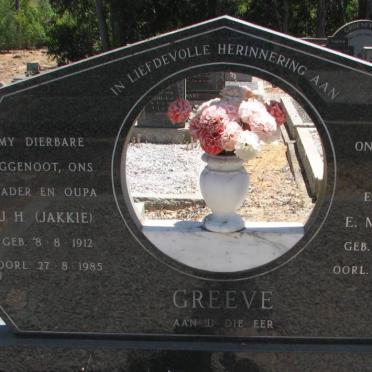 GREEVE J.H. 1912-1985 &amp; GREEVE E.M. 1918-1988