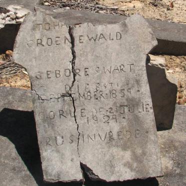 GROENEWALD Johanna nee SWART 1859-1929