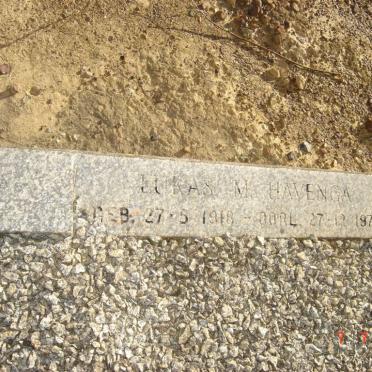 HAVENGA Lukas M. 1918-1976