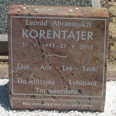 KORENTAJER Leonid Abramovich 1943-2010