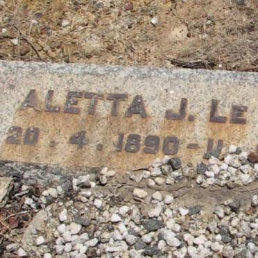 ROUX Chrisjan F., le 1890-19?? &amp; Aletta J. 1890-1969