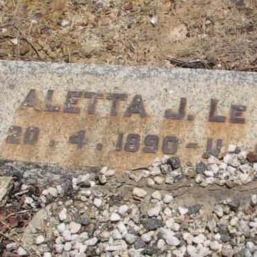 ROUX Chrisjan F., le 1890-19?? &amp; Aletta J. 1890-1969