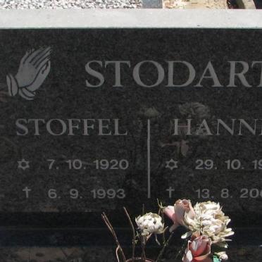 STODART Stoffel 1920-1993 &amp; Hannie 1922-2000