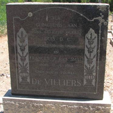 VILLIERS Louis D.C., de -1950 &amp; Frances P. SMAL -1964