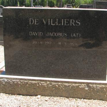 VILLIERS David Jacobus, de 1912-1973