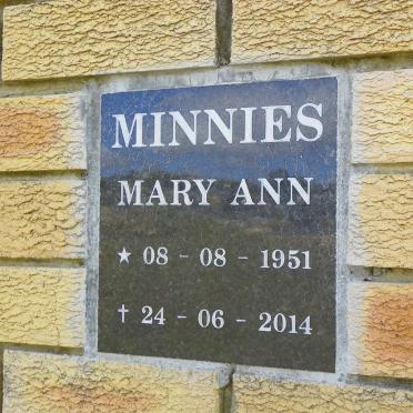 MINNIES Mary Ann 1951-2014