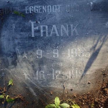 ? Frank, Janse van 1933-1994