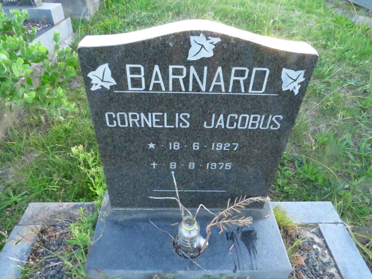 BARNARD Cornelis Jacobus 1927-1975