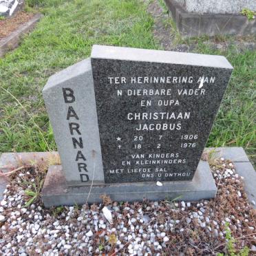 BARNARD Christiaan Jacobus 1906-1976
