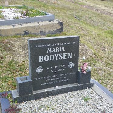 BOOYSEN Maria 1929-2009