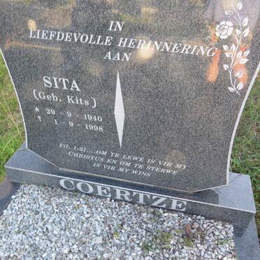 COERTZE Sita nee KITS 1940-1998
