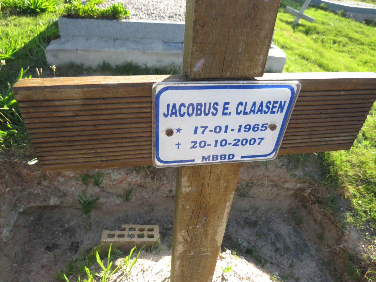CLAASEN Jacobus E. 1965-2007