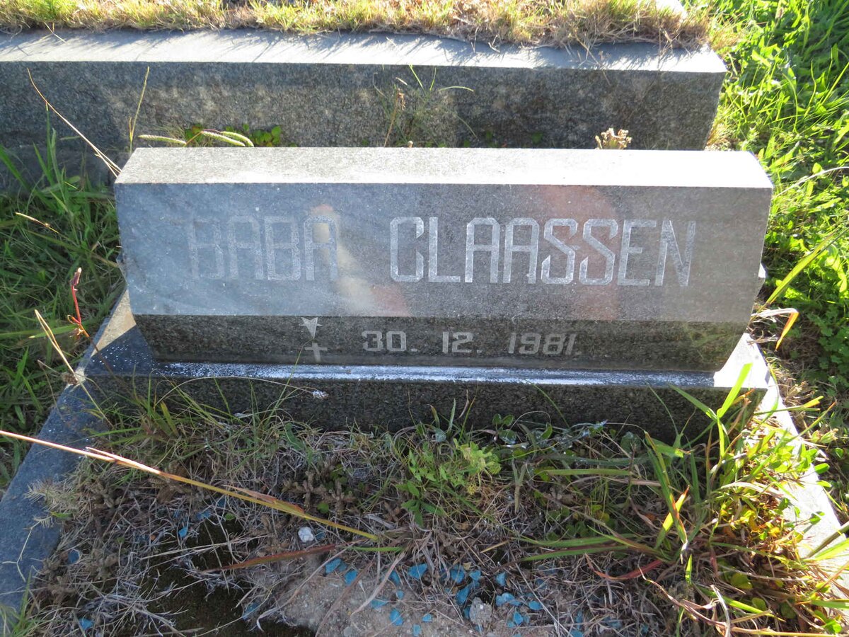 CLAASSEN Baba 1981-1981